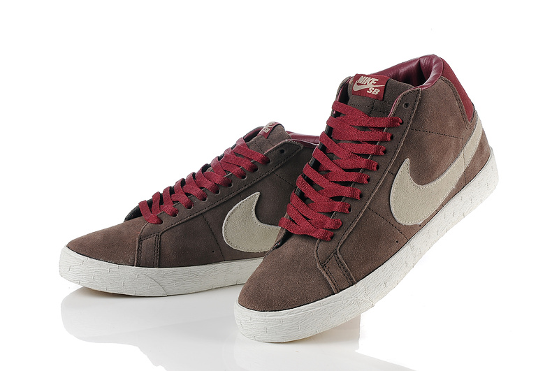 Chaussure Nike SB Blazer Marron Pour Homme Pas Cher